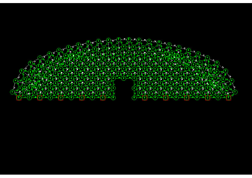 福清锡林浩特91跨，1000米长干煤棚网架设计