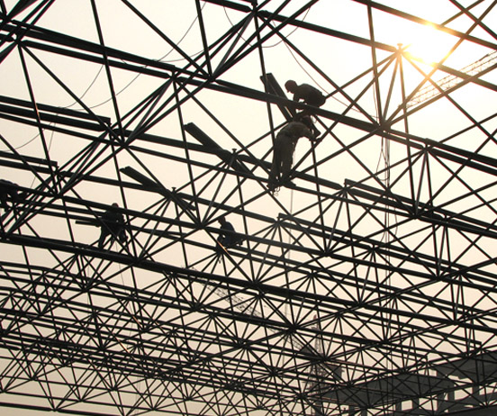 福清厂房网架安装