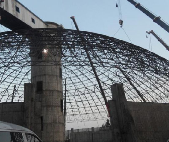 福清网架分条或分块安装法