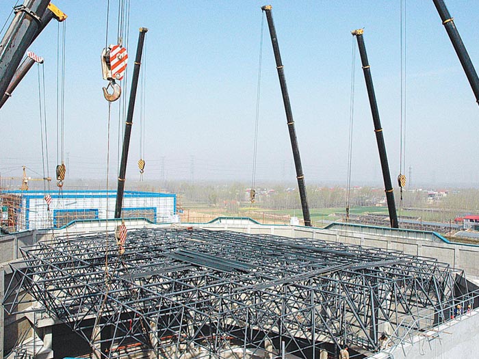 福清网架高空滑移法